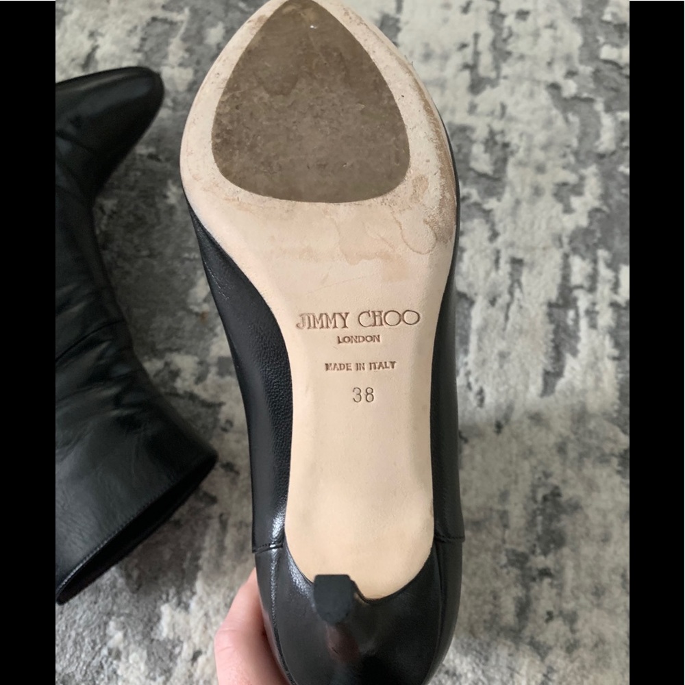 Jimmy Choo Leather Booties - Picture 11 of 15